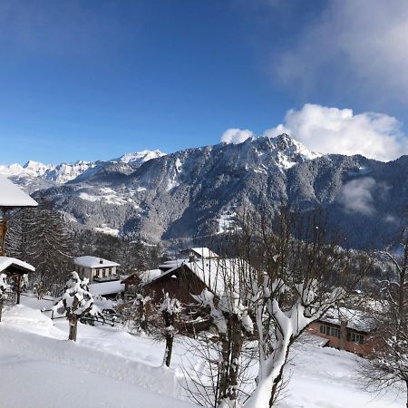 Studio Au Calme, Vue Imprenable Sur La Vallee Leysin Exteriör bild