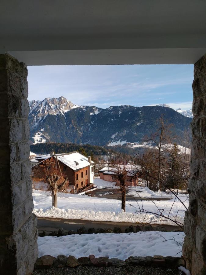 Studio Au Calme, Vue Imprenable Sur La Vallee Leysin Exteriör bild